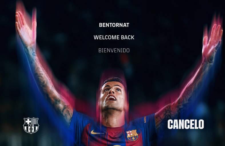 开云小组-巴萨删坎塞洛加盟公告，记者：新月要的文件未送达，影响不大